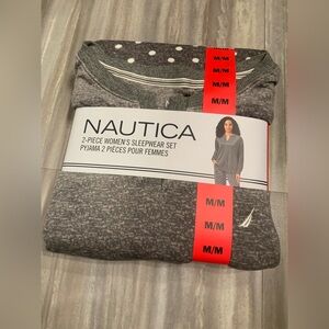 Nautica Charcoal Polka Dot Women's Sleepwear Set